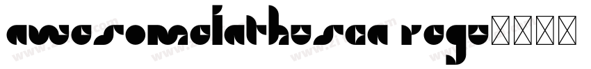 AwesomeLathusca Regu字体转换